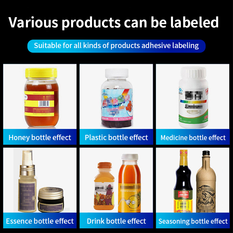 Label Sticker Round - Full-Automatic round Plastic Bottle Labeling Machine