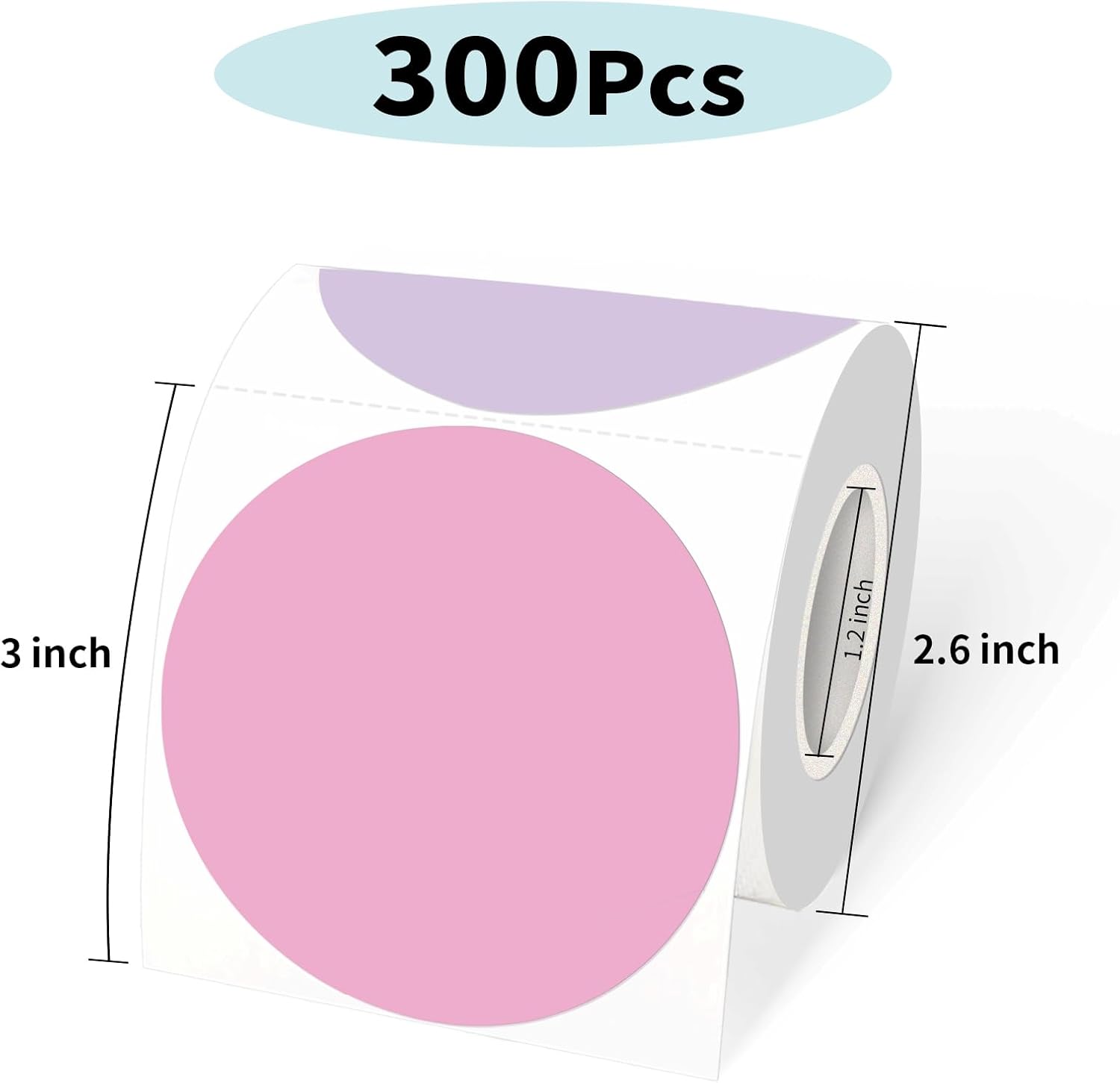 3 Inch Round Thermal Label Sti - Label Sticker Round recensie en prijs
