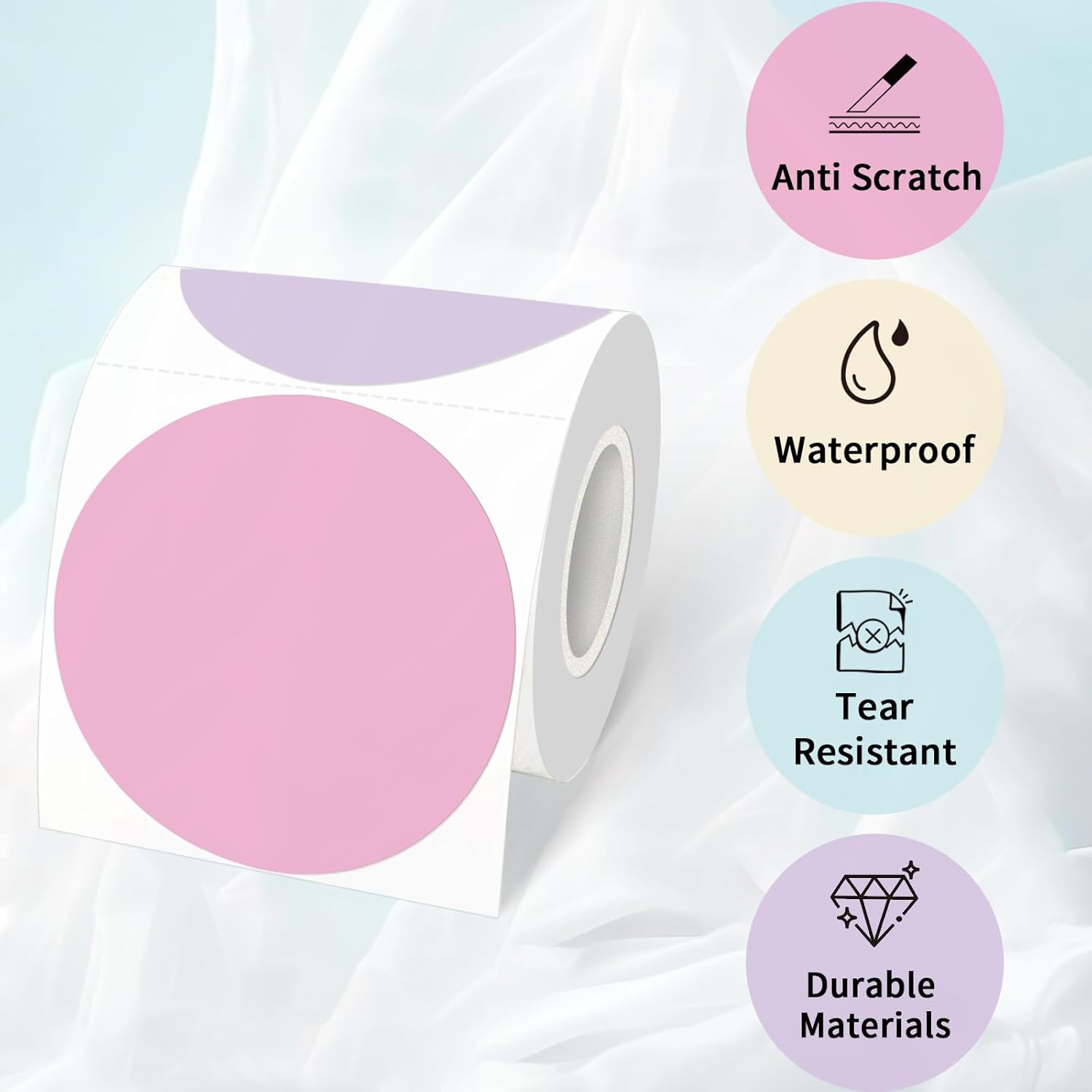 3 Inch Round Thermal Label Sti - Label Sticker Round recensie en prijs
