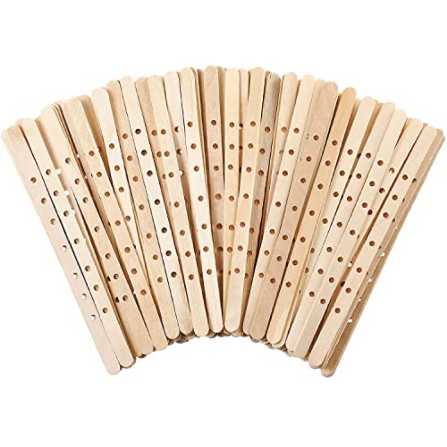 100pcs Wooden Candle Wick Hold - Candle Making Homewood recensie en prijs