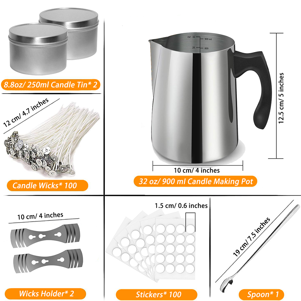 Candle Making Starter Kit Supp - Candle Making Vessels recensie en prijs