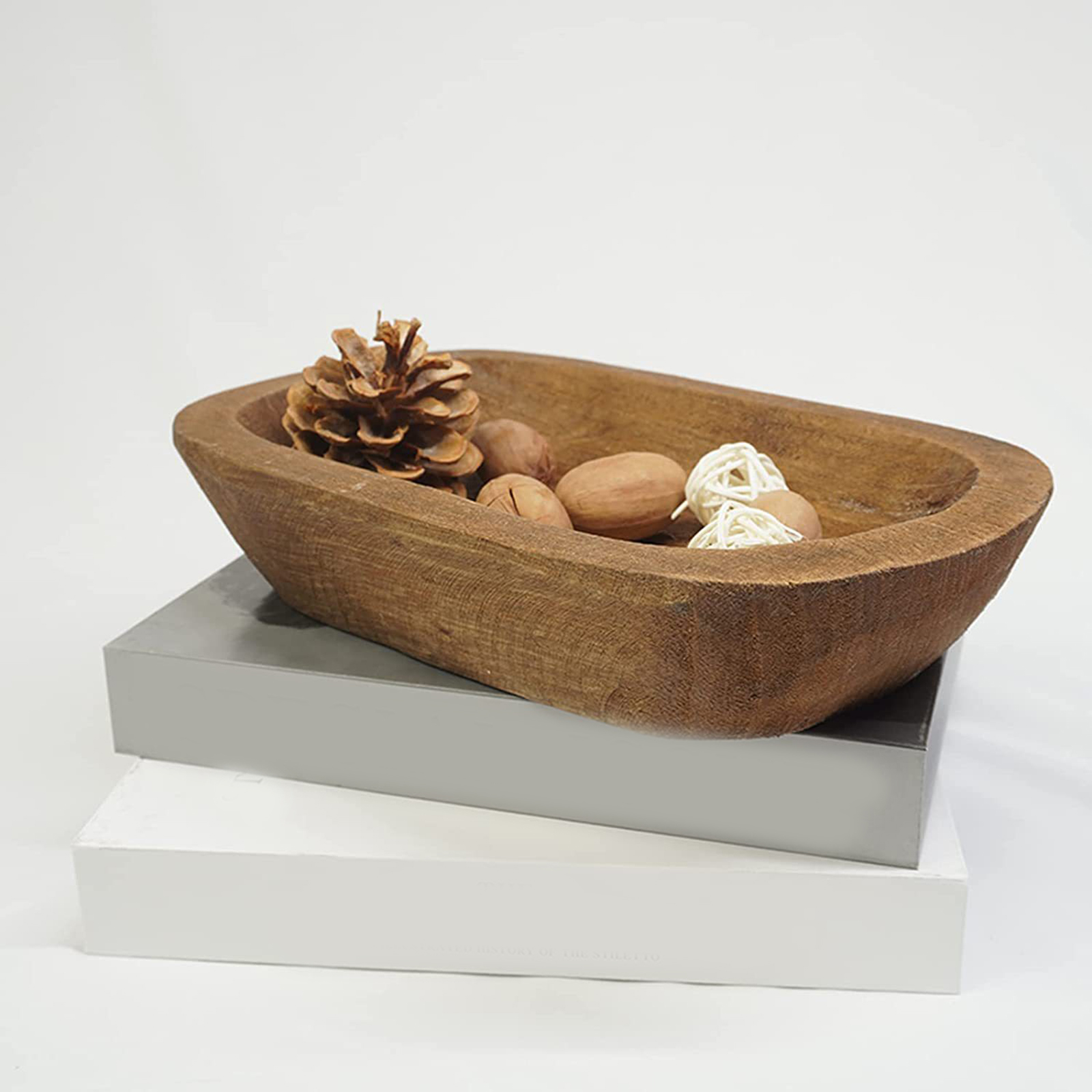 1Pc Solid Wooden Dough Bowl Ca - Candle Making Homewood recensie en prijs