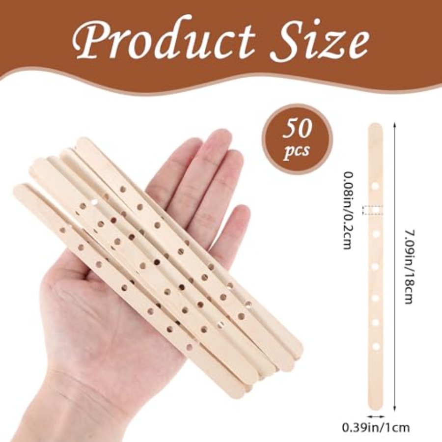 Wooden Candle Wick Holders 50  - Candle Making Homewood recensie en prijs