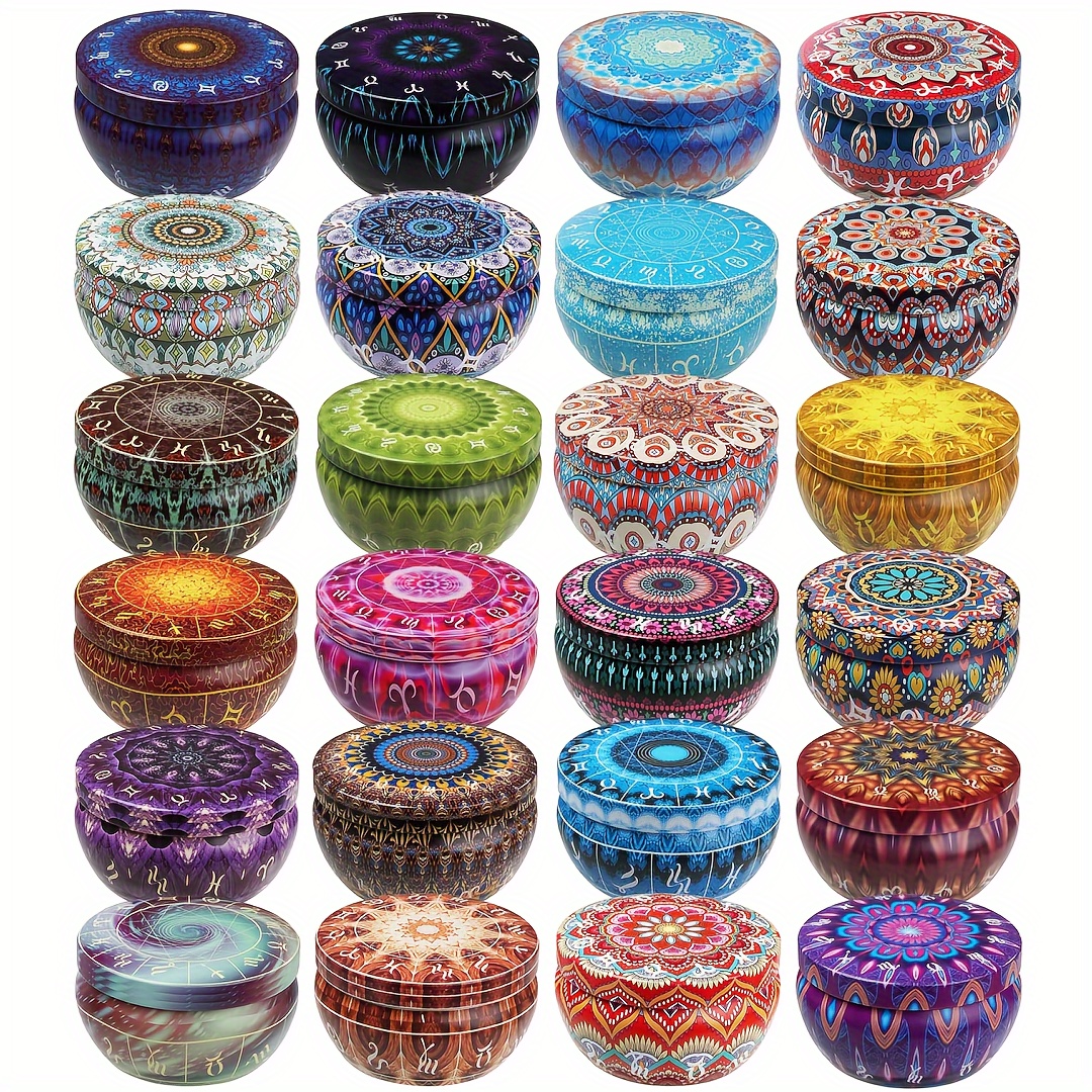 12pcs Premium Floral Printed C - Candle Making Vessels recensie en prijs