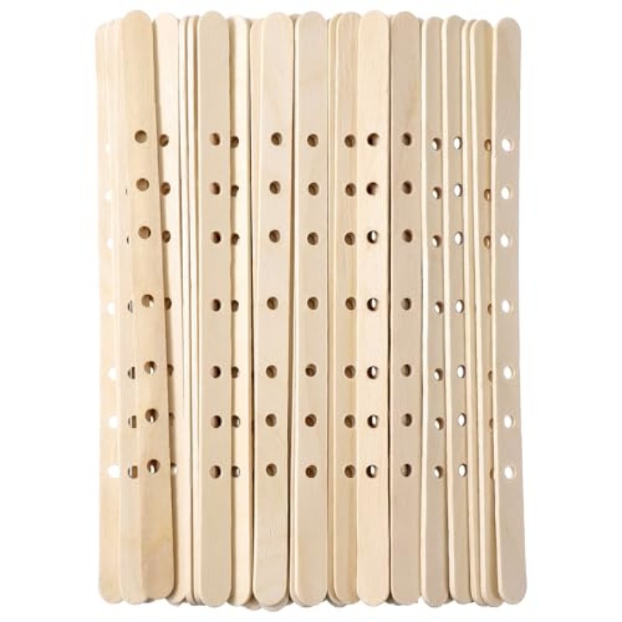 Wooden Candle Wick Holders 50  - Candle Making Homewood recensie en prijs