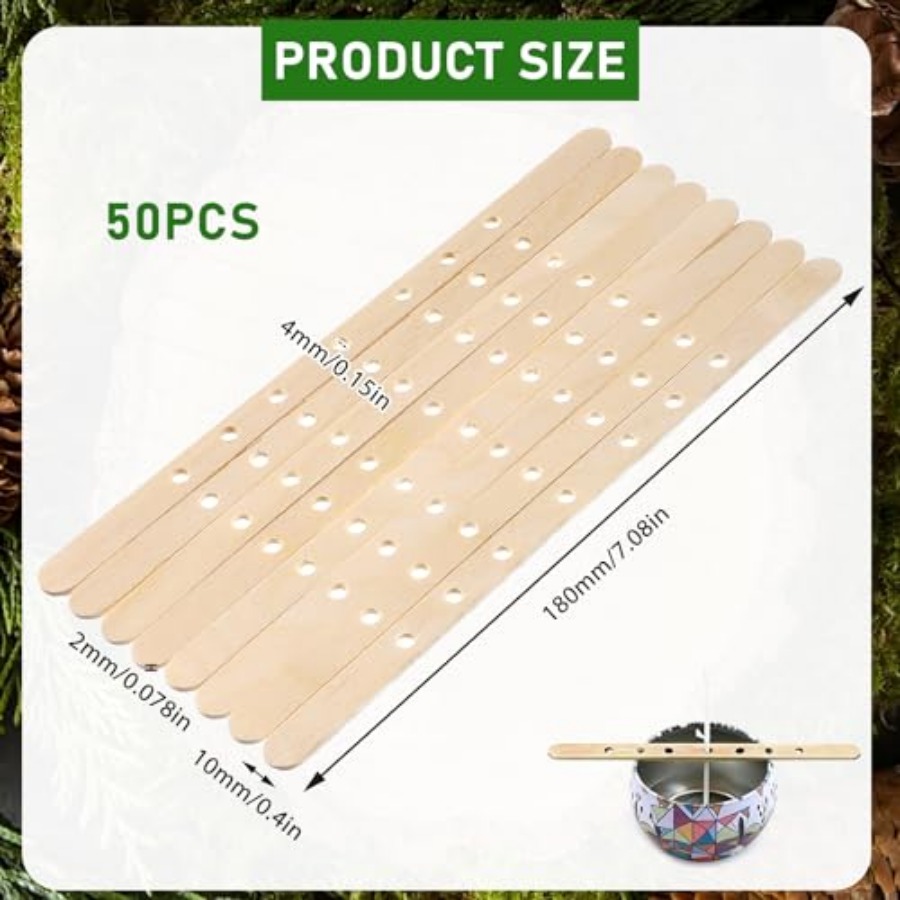 Wooden Candle Wick Holders 50  - Candle Making Homewood recensie en prijs