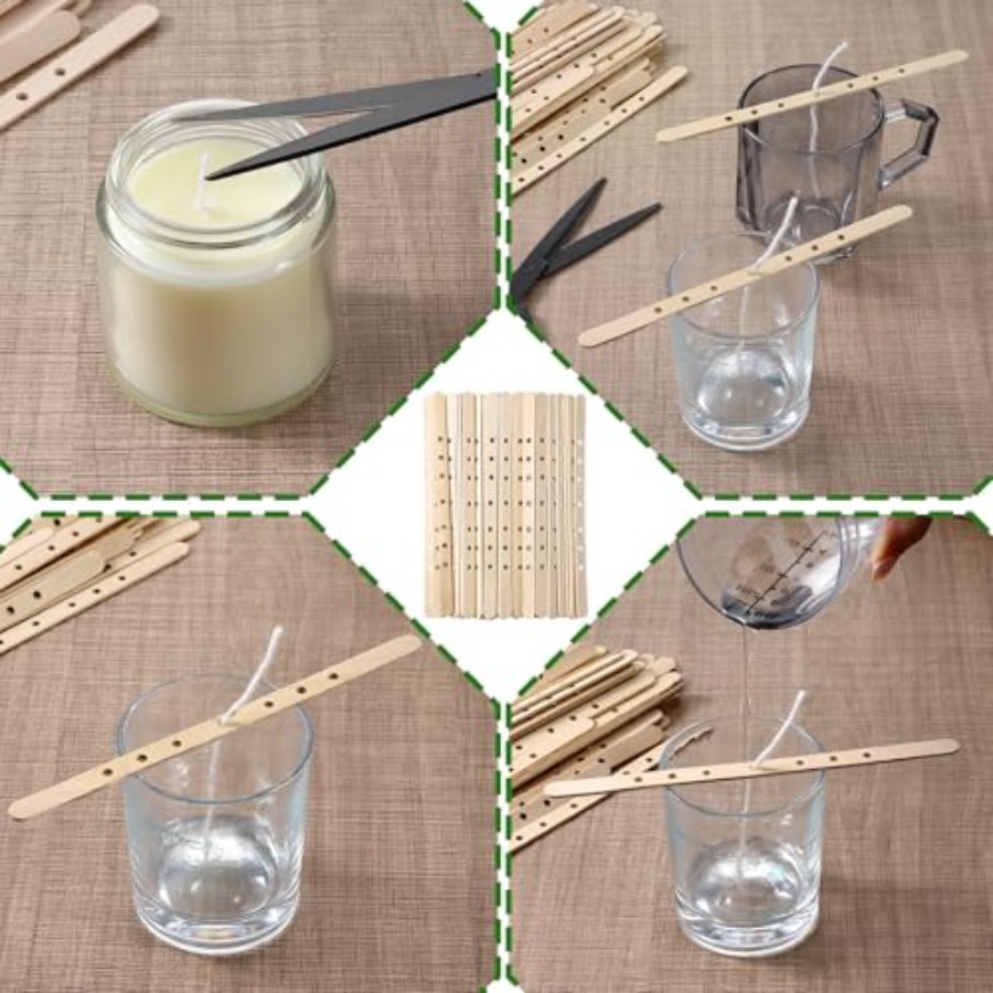 Wooden Candle Wick Holders 50  - Candle Making Homewood recensie en prijs