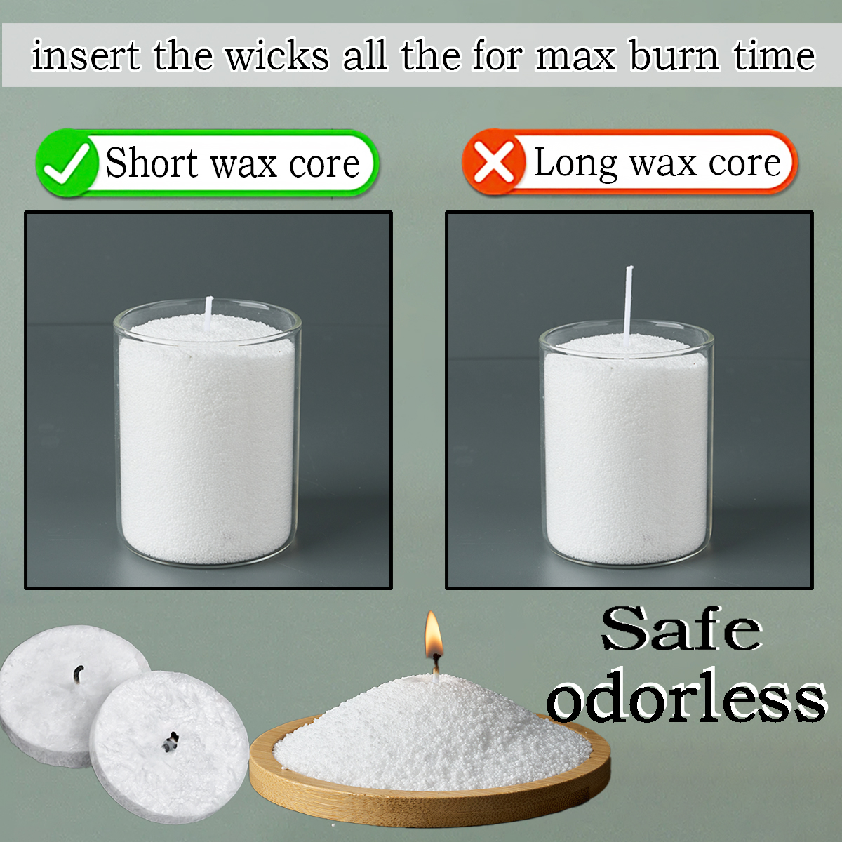 1LB Sand Wax Pearl Candle DIY  - Candle Making Gel Wax recensie en prijs
