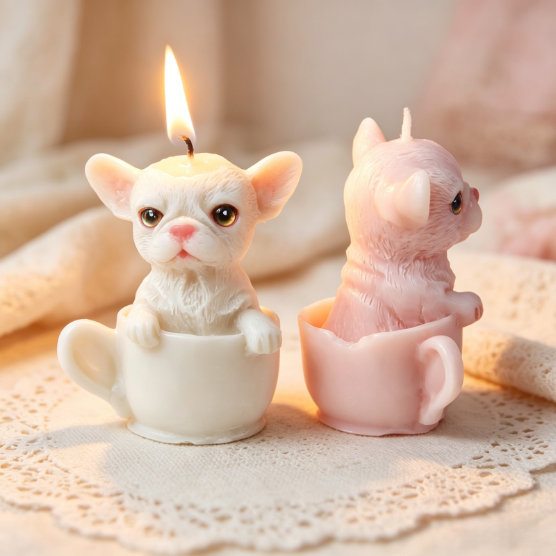Cute Dog Cup Shaped Silicone M - Candle Making Vessels recensie en prijs