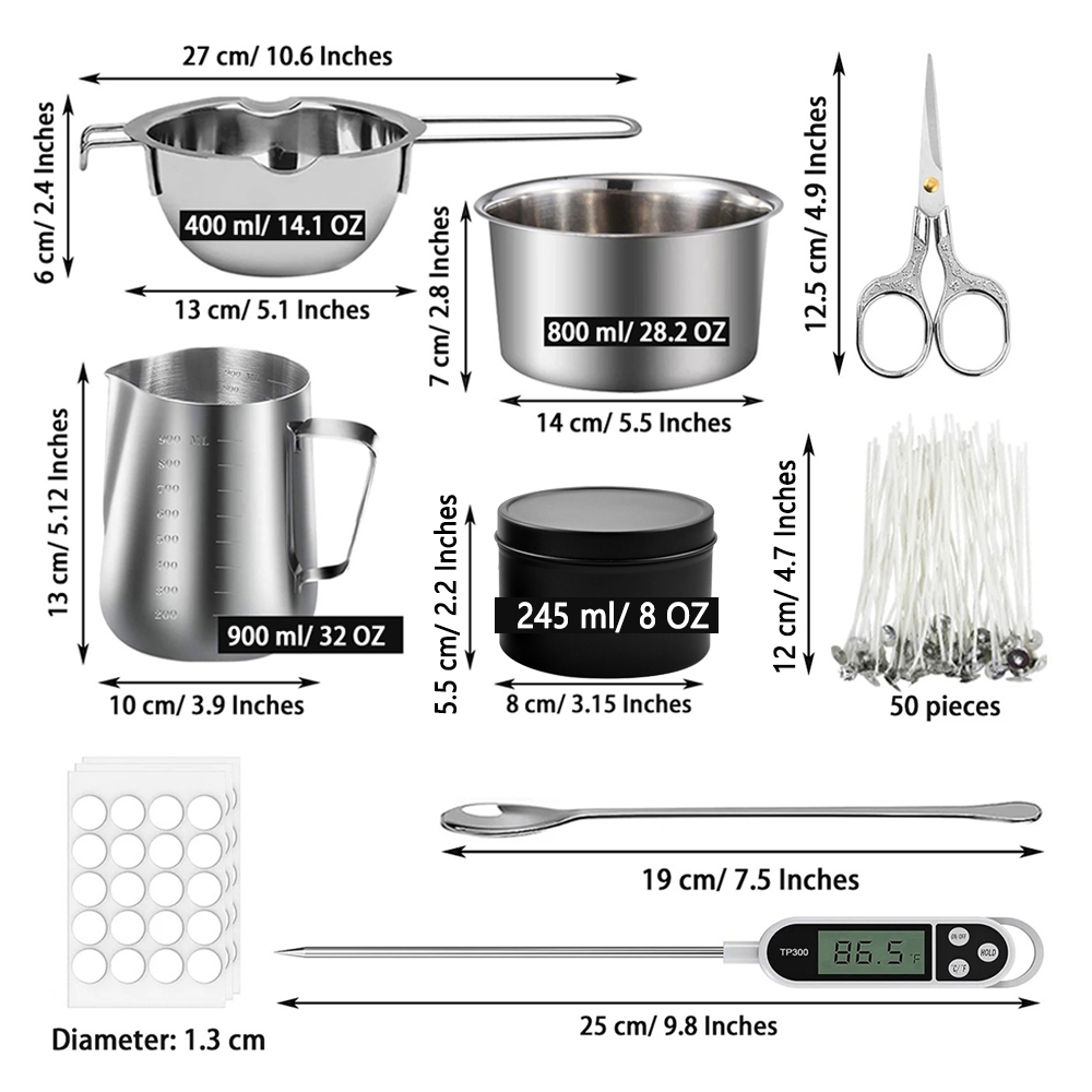 Glintmos DIY Candle Making Kit - Candle Making Vessels recensie en prijs