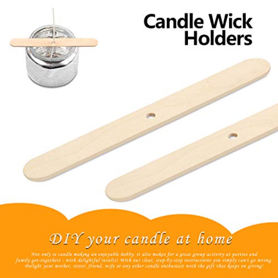 100pcs Wooden Candle Wick Hold - Candle Making Homewood recensie en prijs
