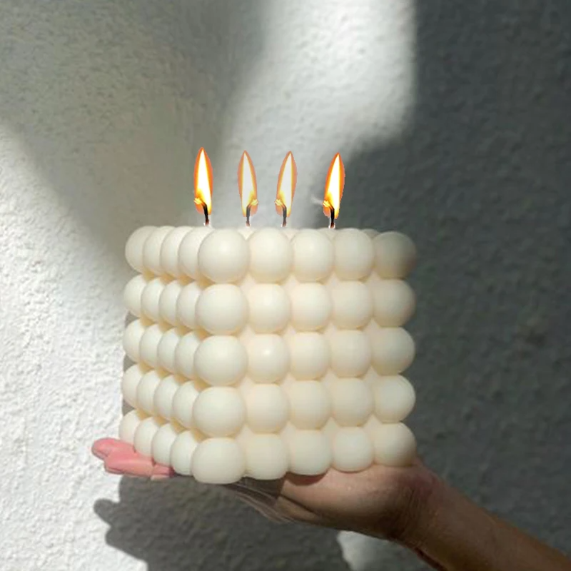 Large Bubble Cube Candles Sili - Candle Making Gel Wax recensie en prijs
