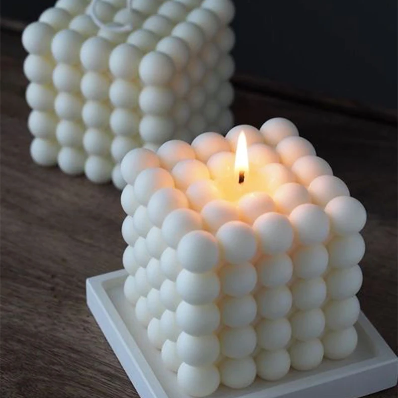 Large Bubble Cube Candles Sili - Candle Making Gel Wax recensie en prijs