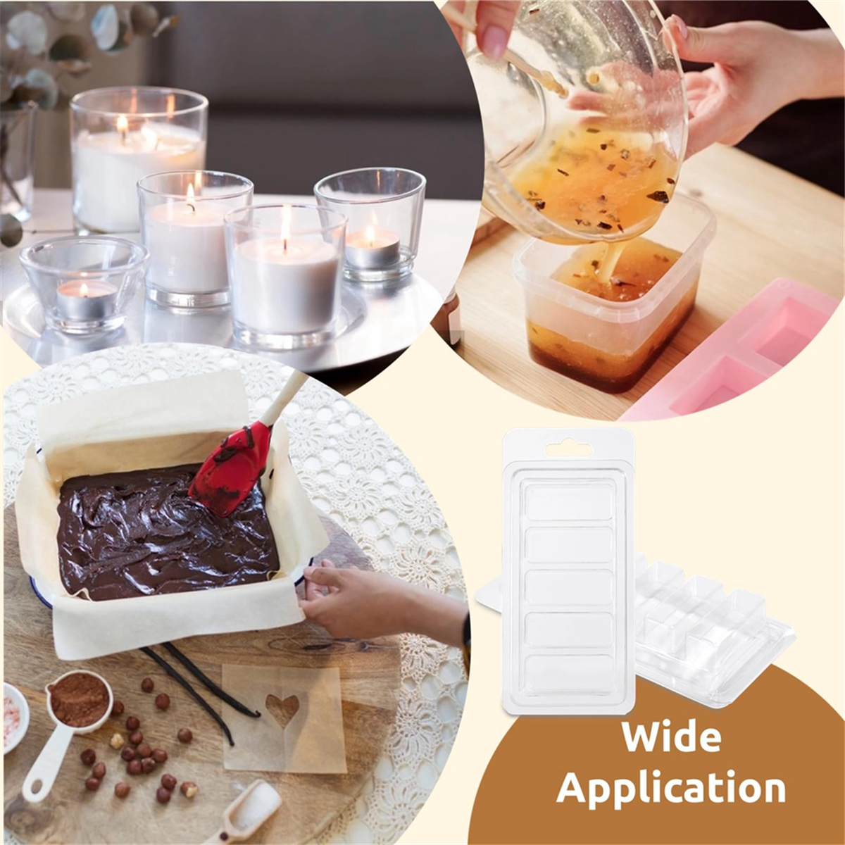 50 Pcs Wax Melt Containers, 5- - Candle Making Gel Wax recensie en prijs