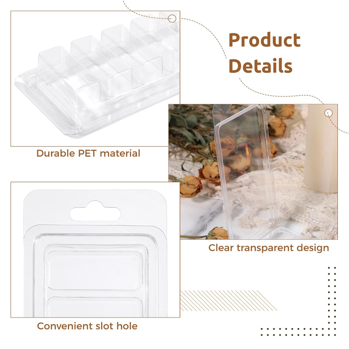 50 Pcs Wax Melt Containers, 5- - Candle Making Gel Wax recensie en prijs