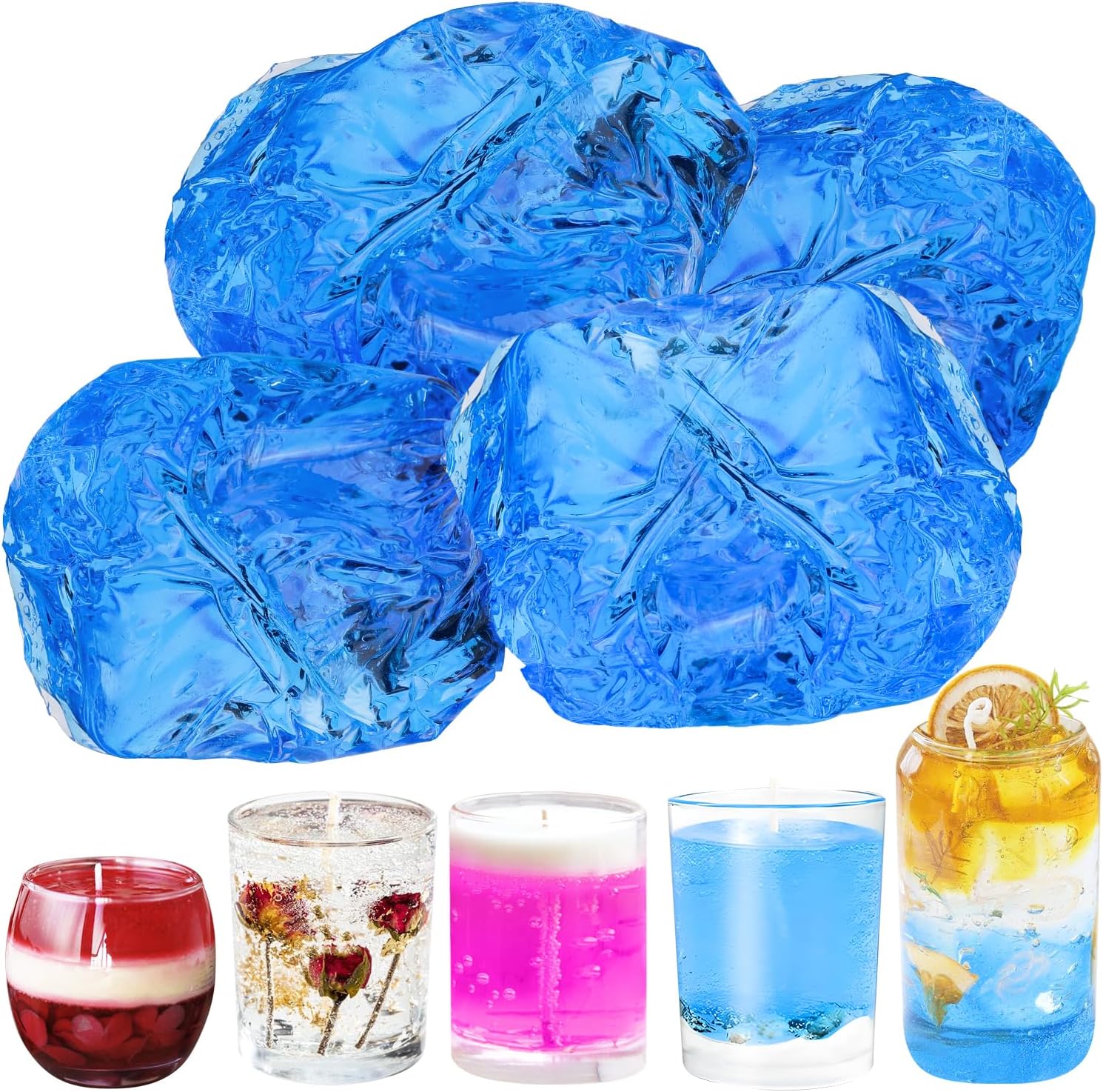 100G Blue Clear Wax for Candle - Candle Making Gel Wax recensie en prijs