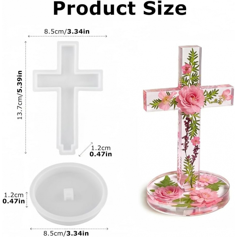 Two silicone molds with a base - Candle Making Vessels recensie en prijs