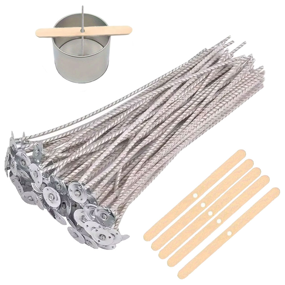 55pcs Flower Candle Wick Wood  - Candle Making Homewood recensie en prijs
