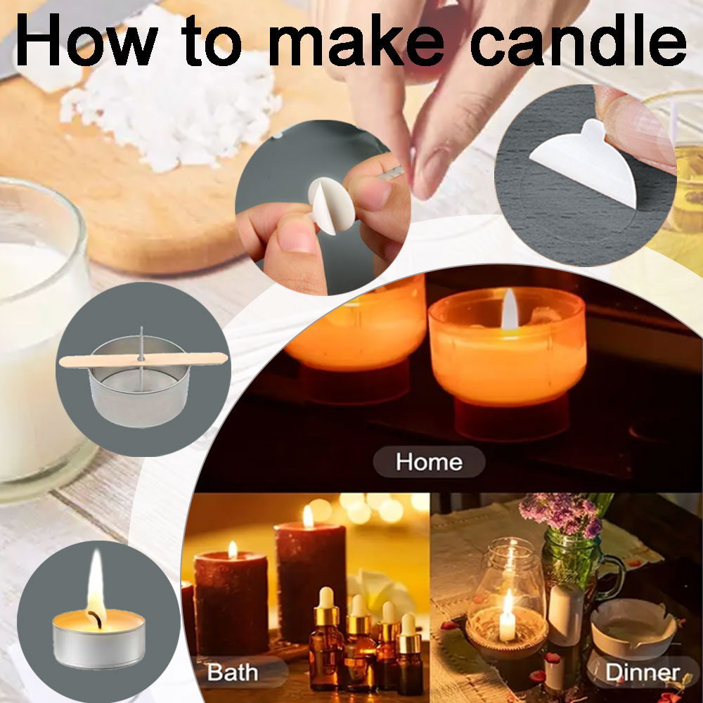 55pcs Flower Candle Wick Wood  - Candle Making Homewood recensie en prijs