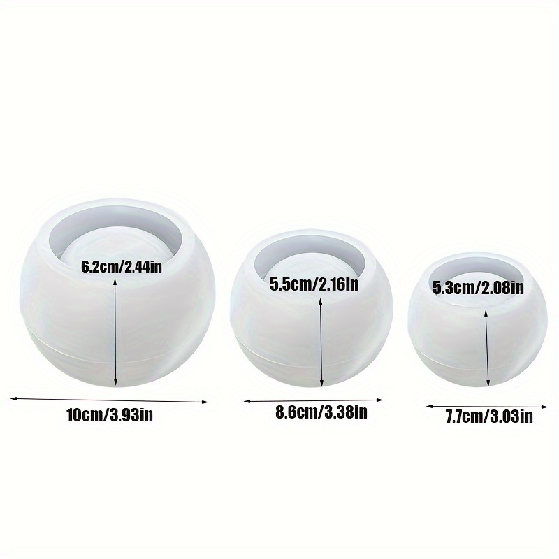 3pcs-Round Flower Pot Silicone - Candle Making Vessels recensie en prijs