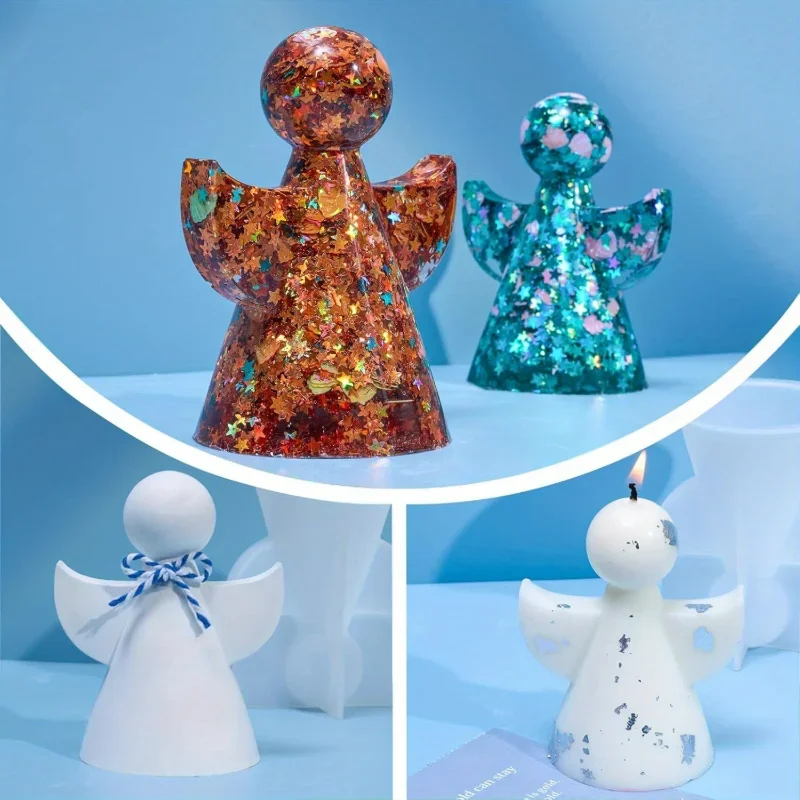2 Pack Silicone Angel Resin Mo - Candle Making Gel Wax recensie en prijs