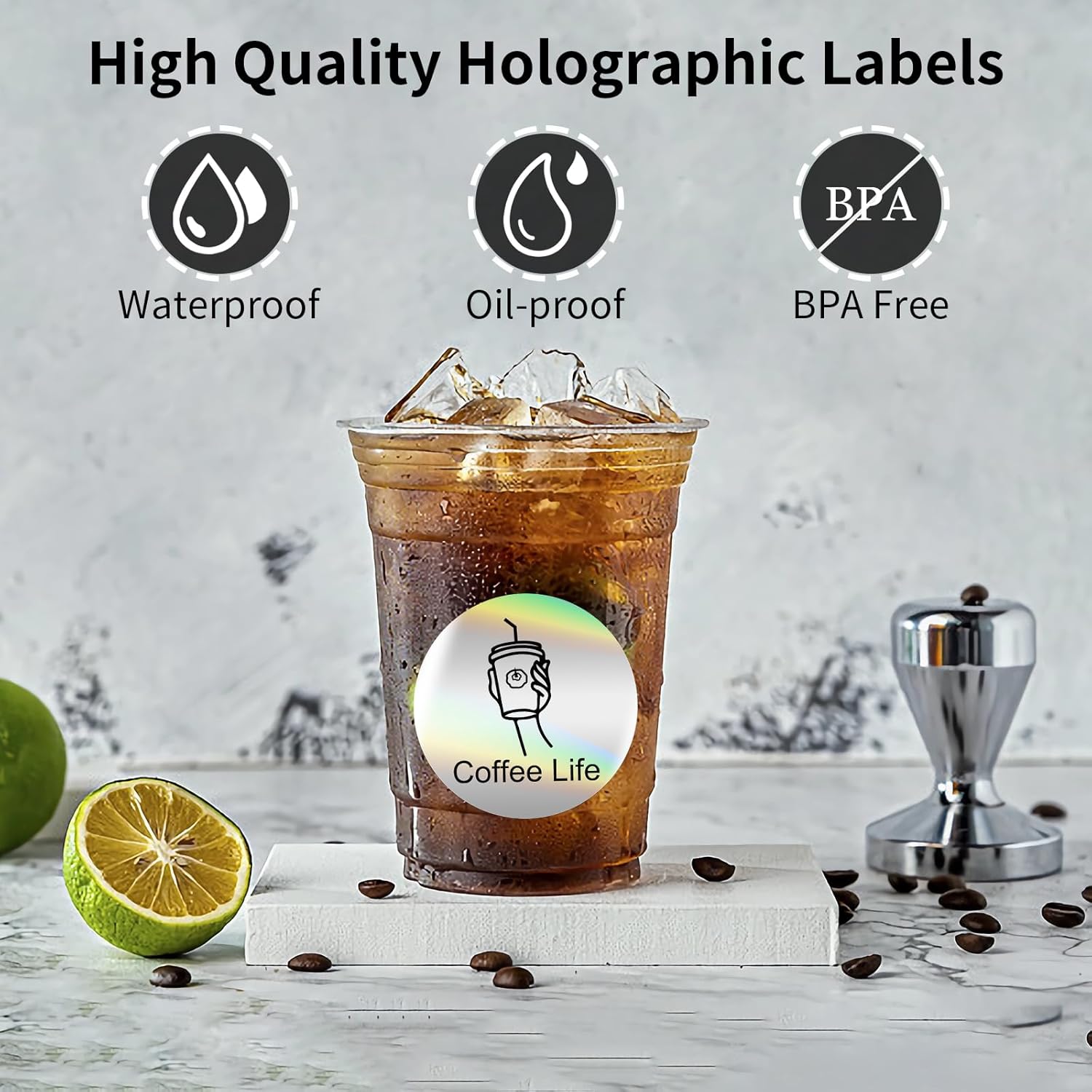 2 Inch Holographic Thermal Lab - Label Sticker Round recensie en prijs