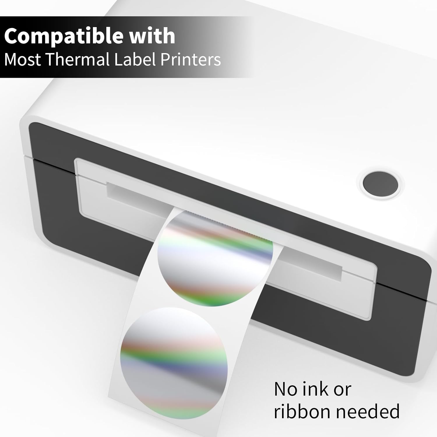 2 Inch Holographic Thermal Lab - Label Sticker Round recensie en prijs