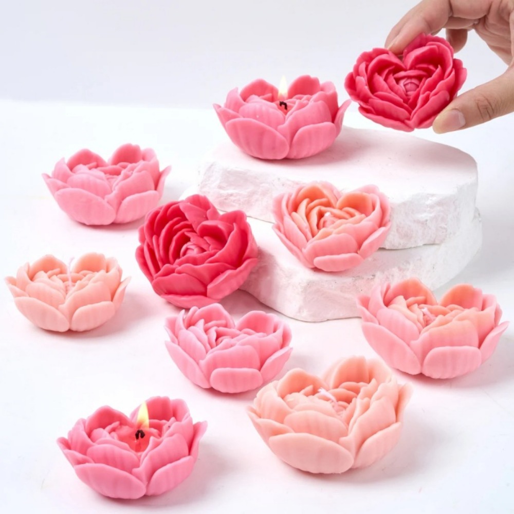 Stacked Petals Heart Rose Sili - Candle Making Date recensie en prijs